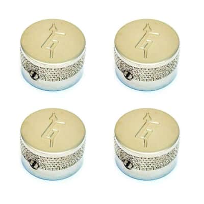 Genuine Gretsch G-Arrow Guitar Knobs for US Solid Shaft Pots (SET OF 4) NICKEL image 3