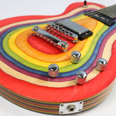 2013 Gibson Les Paul Zoot Suit Electric Guitar, Rainbow image 6