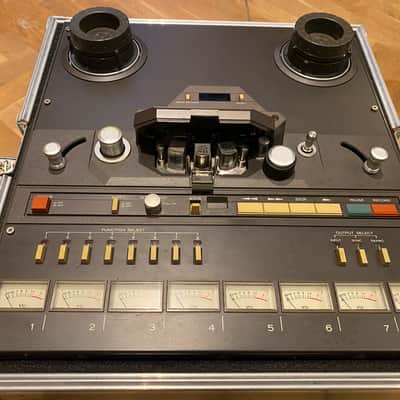 TASCAM 38 1/2" 8-Track Reel to Reel Tape Recorder 1980s - Black image 3