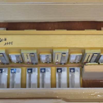 Dino Baffetti Super I 2-Row 8-Bass 21-Treble Button D/C# Black Diatonic Accordion w/Bag image 13