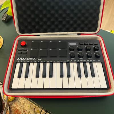Akai MPK Mini MKIII 25-Key MIDI Controller 2020 - Present - Red with Black Keys
