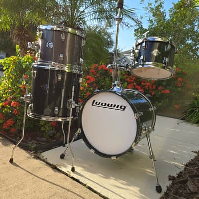 Ludwig Breakbeats by Questlove 10/12/13/16 4pc Shell Pack - Black Sparkle image 2
