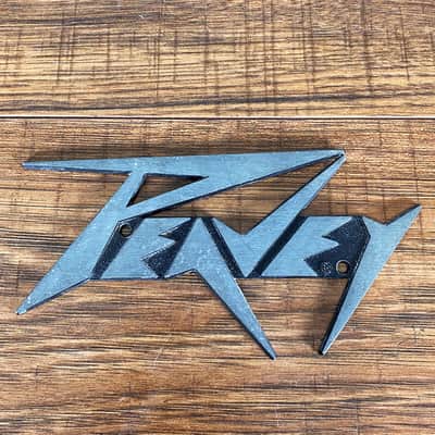 Peavey Logo Badge Nameplate Old Design for Amplifier or Speaker Cabinet Used image 2