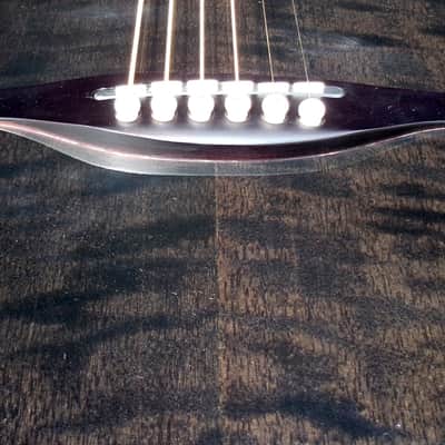 K. Yairi 1992 YD87 Made In Japan Built in Electronics Black+Hard Case image 18