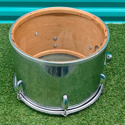 ⚡Vintage Slingerland 13"X9" Concert Tom Drum Chrome Over Wood ReRings⚡ image 14