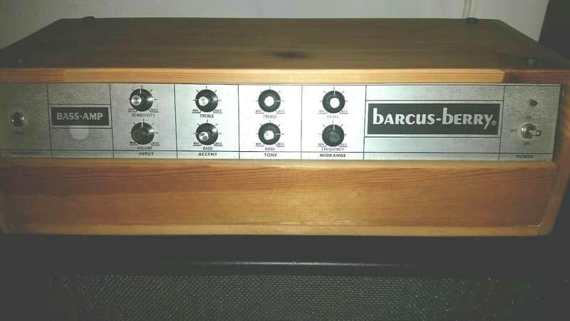 Barcus-Berry 1715 ca. 1977 - wood silver image 1