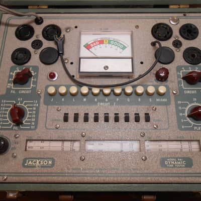 Jackson 561 Dynamic tube tester for older tubes - 2A3 - 83 - etc -working image 6