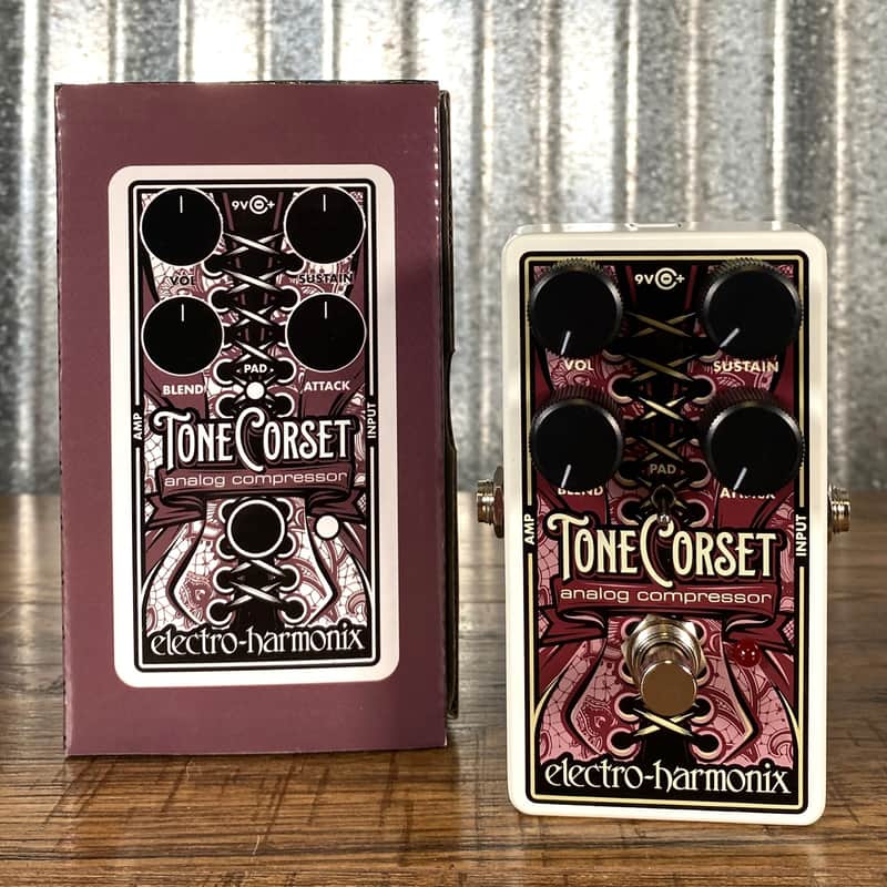 Electro-Harmonix EHX Tone Corset Analog Compressor Guitar Effect Pedal image 1