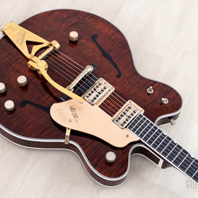 1962 Gretsch PX 6122 Chet Atkins Country Gentleman Walnut, Figured w/ Dial Up Mutes, Case & CoA image 10