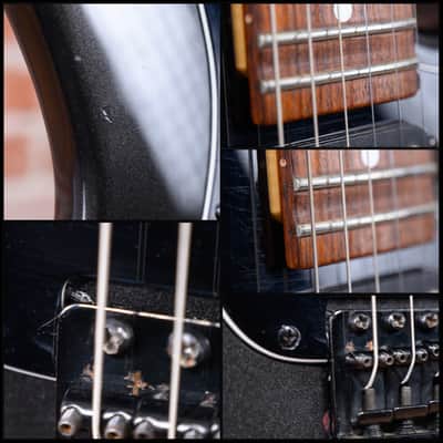 Charvel Model 3 Charcoal Metallic 1988 w/Gigbag (Refin/ Mods) image 12