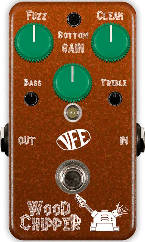 VFE Pedals Woodchipper bass octave fuzz (2014 graphic) image 1