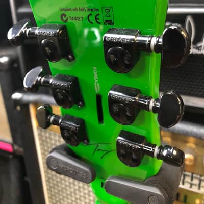 ESP LTD Slimer Viper Tony Perry Signature Guitar 2015 - Green/black image 9