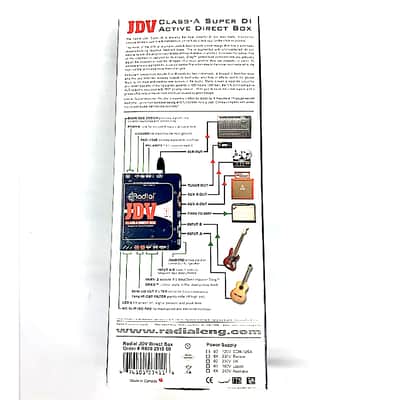 Radial JDV Class-A Super DI Active Direct Box - Mk III image 6