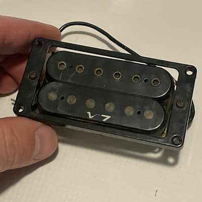 1990's Japan Ibanez S Series V7 Black Neck Humbucker Guitar Pickup w/ Ring 9.45k image 2
