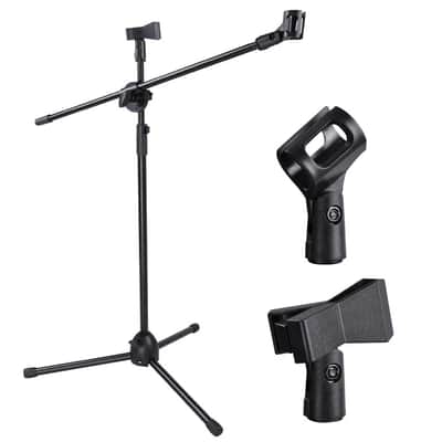 10 MR DJ MS500 Heavy Duty Telescoping Microphone Mic Boom Stand Tripod image 2