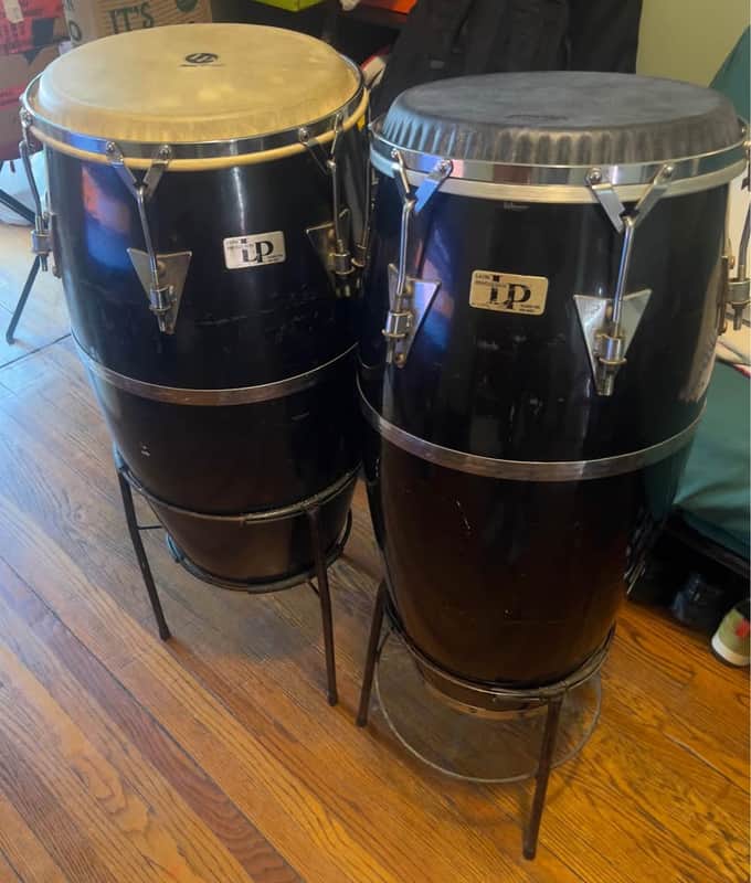 Vintage LP Palisades NJ Fiberglass Conga + Tumba image 1