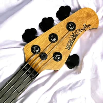 Ernie Ball Music Man StingRay 4 Special, Brulee / Ebony image 10
