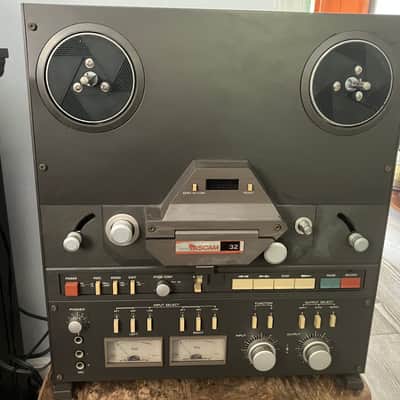 PLEASE READ DESCRIPTION!!! TASCAM 32 1/4" 10.5 inch 2-Track Half Track Semi Pro Reel to Reel Tape Deck Recorder 1989 - 1997 - Black image 9