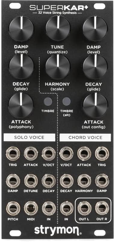 Strymon SuperKar+ Synth Voice Eurorack Module image 1