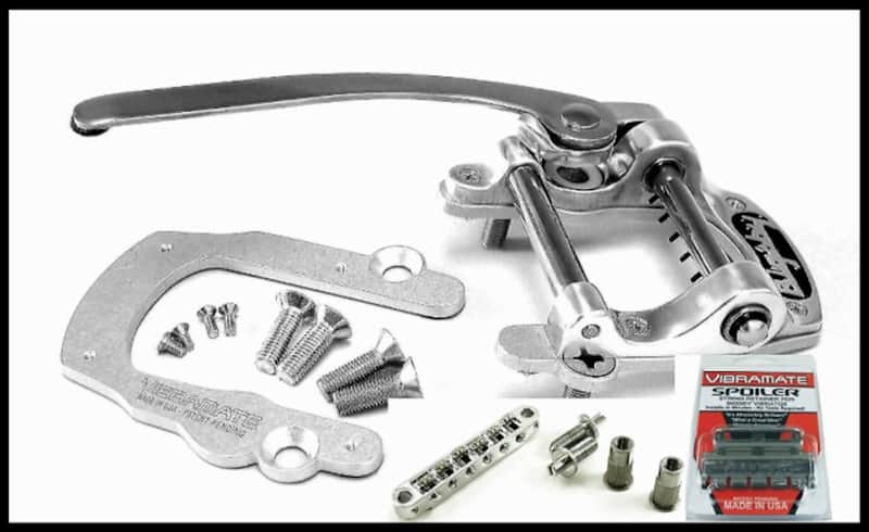 KILLER DEAL Bigsby B5, Vibe V5, Quality Roller Bridge & String Spoiler fit most Stop Tail Guitars image 1