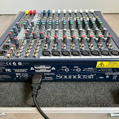 Soundcraft MFXi 8-Channel Mixer with Lexicon Effects 2010s - Blue image 4