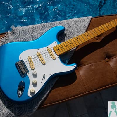 2010 Fender ST-57 Stratocaster Reissue MIJ -Limited Edition Lake Placid Blue Finish - Pro Set Up w Perfect Frets/Action/intonation! image 1