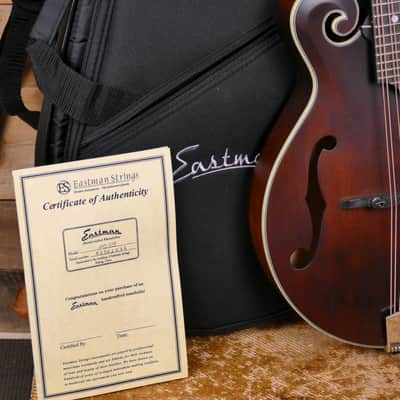 Eastman MD315 F Style Mandolin Classic Satin Finish - With Gig Bag image 5