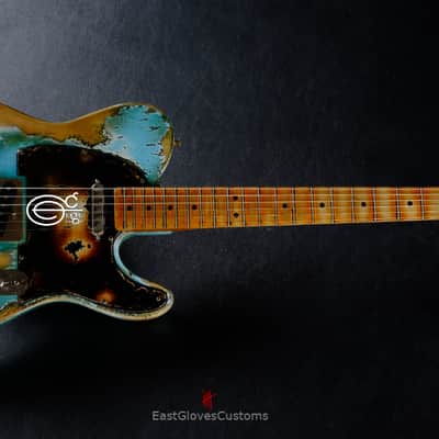 Fender Telecaster Daphne Blue Heavy Aged Relic image 16