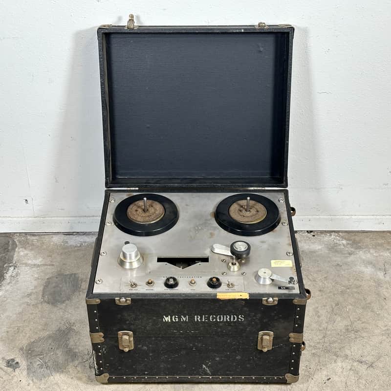 Ampex 350 / 351 Reel To Reel Transport Magnetic Tape Recorder w/ Original Case image 1