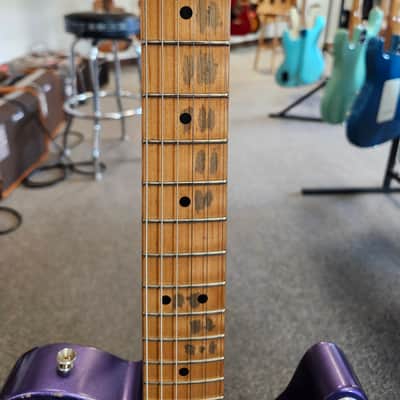 Used 2018 Fender Limited Edition Road Worn '50s Telecaster - Purple Metallic with Fender Deluxe Padded Gigbag image 8