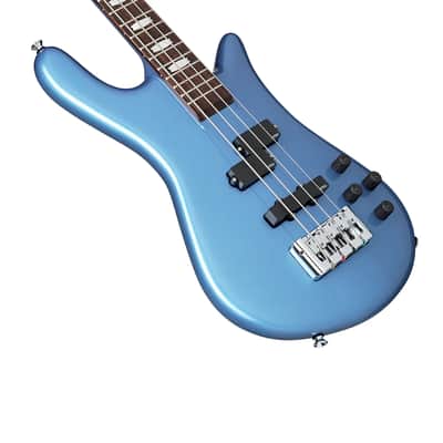 Spector Euro 4 Classic Bass Guitar - Metallic Blue Gloss image 9