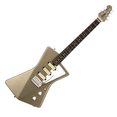 Sterling by Music Man St. Vincent Goldie Electric Guitar, Cashmere image 7