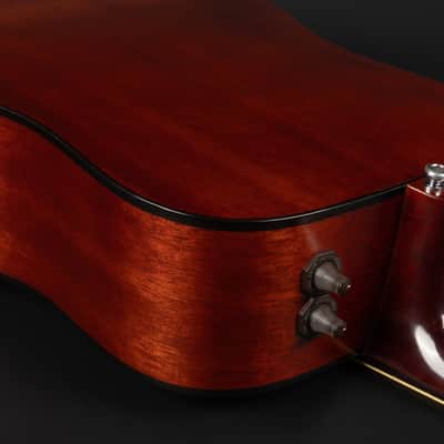 1994 K. Yairi YB-1B - Dark Brown Sunburst | Vintage 4-String Japan Acoustic Bass Pickup | OHSC image 16