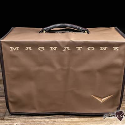 Magnatone Starlite 1x8" 5 Watt Class A Combo Amp w/ Cover – Blonde w/ Oxblood image 7