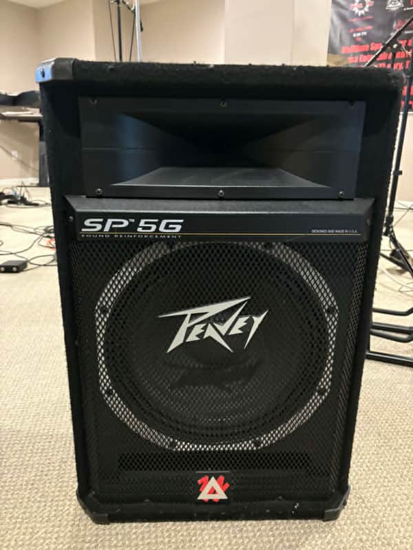 A Pair of Peavey SP 15M 90's - Black image 1