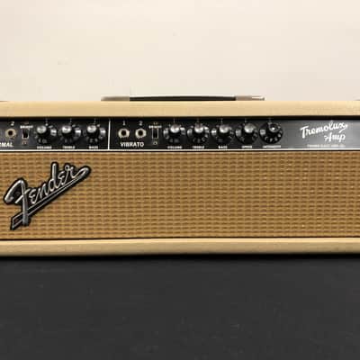 1963 Fender Tremolux Amp Head Only (Blackface AA763) Owned by Ian D'Sa of Billy Talent image 1