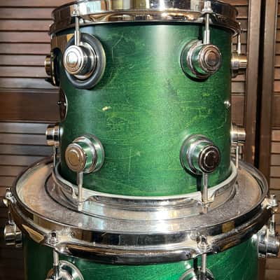 DW collectors series 3 piece bop kit satin emerald green image 3