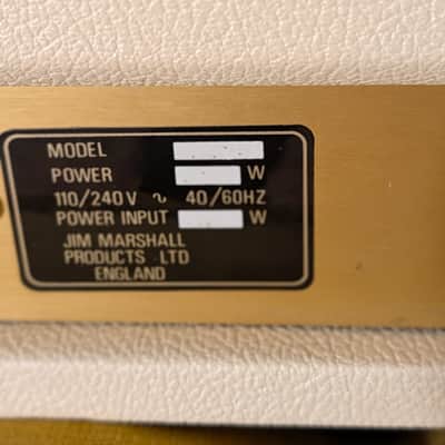 Marshall JCM800 Model 2205 1985 - White image 14