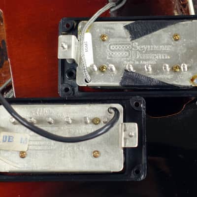 Vintage 1970's D'Agostino Les Paul Sunburst with Seymour Duncan Pickups Made In Japan MIJ image 7