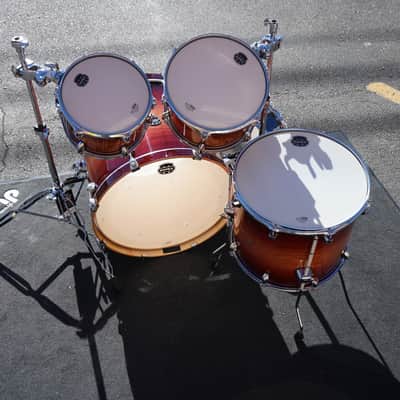 Mapex Armory Studioease 5pc Birch/Maple Shell Pack - Redwood Burst image 8