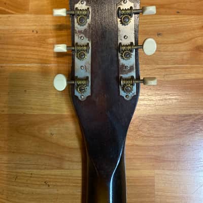 Rare 1957 harmony H-39 Harmony Hollywood with the Hershey bar pickup image 5