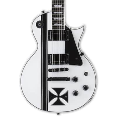 ESP LTD Iron Cross Electric Guitar. Snow White image 1