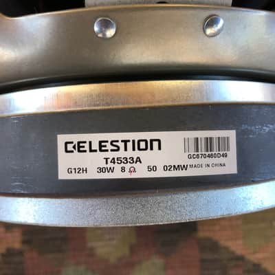 Celestion  G12H-30   12 inch  8 ohm   30 watt  Speaker image 3