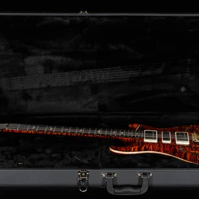 PRS Wood Library Willcutt Exclusive Special Semi-Hollow Quilt Maple 10-Top Orange Tiger 10 Top  (773) image 7