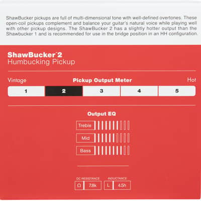 Fender ShawBucker 2 Pickup Zebra image 5