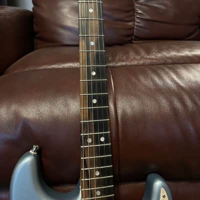 Fender American Elite Stratocaster with Ebony Fretboard 2019 - Satin Ice Blue Metallic image 3