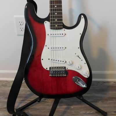 Kona Stratocaster Red Sunburst image 1