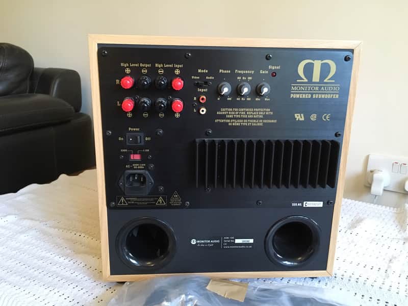 Monitor Audio ASW 100 in Light Ash image 1