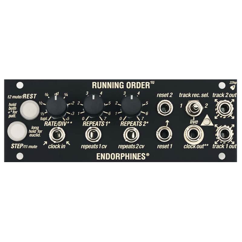 Endorphin.es Running Order 1U Eurorack Synth Module image 1