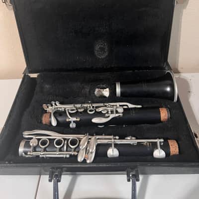 Normandy 4  LeBlanc France Wood Clarinet With Case No Mouth Piece or Barrel Joint image 1